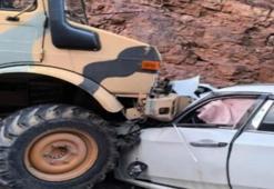 Hakkari'de trafik kazasında 1 kişi yaralandı