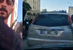 Trafikte yol verme kavgasında aracın önünü kesip saldırdılar