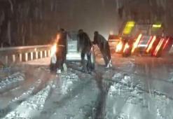 Diyarbakır’da kar yağışı kazalara yol açtı