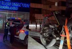 Beykoz'da abart egzoz cezası! Motosiklet trafikten men edildi