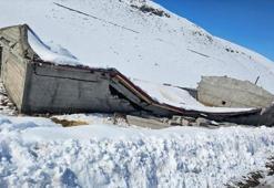 Iğdır Tuzluca'da facianın eşiğinden dönüldü! Yoğun kar yağışı nedeniyle çatı çöktü
