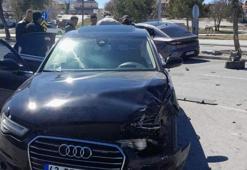 Beyşehir’de otomobiller çarpıştı 2 kişi yaralandı