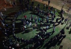 Geleneksel sahur halayı onlarca kişiyi davul ve klarnet eşliğinde buluşturdu