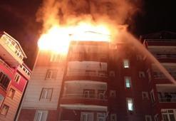 Yozgat'ta korkutan yangın! 5 katlı bina alevlere teslim oldu