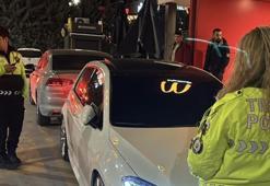 Egzoz patlatırken polise yakalandı, ceza yedi arabasından oldu