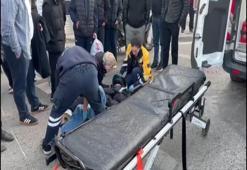 Yayaya çarpmamak için hayatından oluyordu!