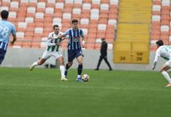 Adana Demirspor-Serik Spor maçında 5 gol vardı