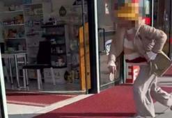 Kayseri’de fark ücretine itiraz eden kadın eczaneye saldırdı; o anlar kamerada