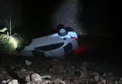 Siirt Kurtalan’da otomobil takla attı