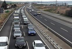 Bayram yolculuğu başladı: İstanbul-Tekirdağ kara yolunda yoğunluk