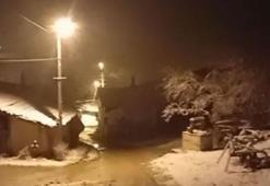 Tavşanlı’ya mart ayında kar sürprizi