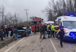 Ünye ve Çaybaşı'ndaki iki ayrı trafik kazasında 12 kişi yaralandı