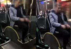 Kocaeli’de halk otobüsündeki uygunsuz davranış kamerada