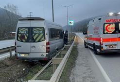 Samsun'da tur minibüsü kaza yaptı! Yaralılar var