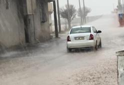 Şanlıurfa'da dolu yağışı! Hayatı felç etti