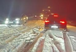 Şanlıurfa'da dolu ve kar yağışı etkili oldu