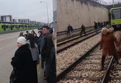 Bursa'da metro seferleri durdu