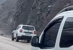 Yüksekova'da korku dolu anlar kameraya böyle yansıdı