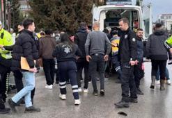 Edirne’de kamyonun altına sürüklenen motosikletteki 2 kişi yaralandı