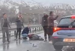 Bitlis’te otomobilin çarptığı bisiklet sürücüsü ağır yaralandı
