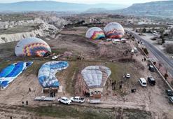 Kapadokya’da balonlara rüzgar freni! Sivil Havacılık güvenlik gerekçesiyle uçuşları iptal etti!