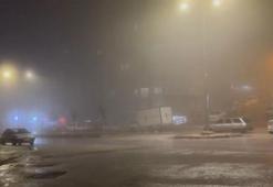 Adıyaman Besni’de sağanak ve sis etkili oldu