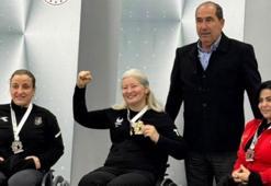 Dünya rekoru sahibi Bursalı milli sporcu altın madalyayla döndü