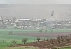 Şanlıurfa Hilvan’da dehşet anları kameraya yansıdı: Fırtına çatıları uçurdu, direkleri devirdi