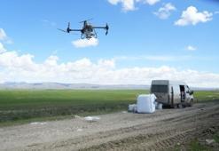 Muş'ta tarlalara teknolojik çözüm: Dron ile yapıldı