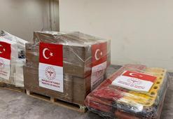 Sağlık Bakanlığı tarafından İran’a 3 tır (60 palet) İnsani Yardım Gönderildi