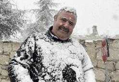 Nisan ayı ortasında Aksaray'da kar yağışı devam ediyor