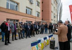 Eskişehir'de destek başladı: Üreticiye dağıtıldı