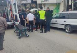 Kastamonu’da motosiklet otomobile çarptı sürücü yaralandı