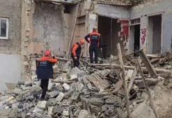 Gaziantep'te korkunç çöküş: Yağış sonrası bina yıkıldı