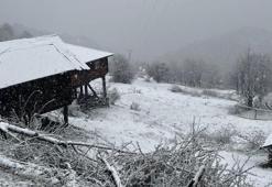 Meteoroloji uyardı Kastamonu Nisan sonunda kar sürprizi yaşadı
