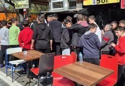 Süleymanpaşa'da çocuklara ücretsiz kokoreç dağıtıldı, yoğunluktan izdiham oluştu