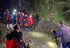 Kayalıklarda can pazarı! 30 metreden düştü, mucize kurtuluş