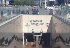 Yenikapı-Hacıosman metrosunun Taksim durağı ile Fünüküler hattı işletmeye kapatıldı