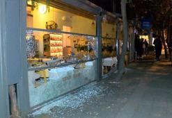 Çıkarıldığı mekana ateş açtığı anlar kamerada; polis bacağından vurarak yakaladı