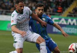 Çaykur Rizespor- Konyaspor maçında gol düellosu vardı