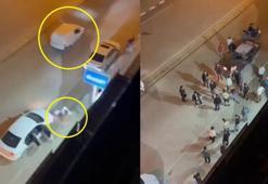 Toprakkale’de 2 kişinin yaralandığı silahlı kavga, kamerada