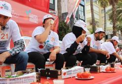 Antalya'da düzenlenen en acı yarışmada altın için mücadele ettiler