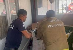 Hatay’da eve giren yılanı itfaiye yakaladı