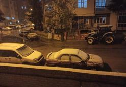 Konya’da mayıs ayında kar yağdı