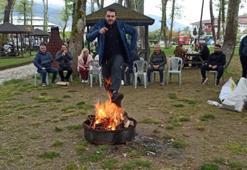 Zonguldak'ta gelenek devam etti: Hıdırellez ateşi yanmaya devam etti