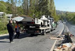 Sarıyer'de virajı alamadı, hayatını bariyerlerde kaybetti!