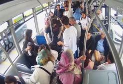 Belediye otobüsünde fenalaşan yolcu hastaneye yetiştirildi