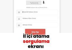 İL İÇİ ATAMA SONUÇLARI 2026 | MEBBİS il içi tayin ekranı açıldı: İşte sorgulama ekranı