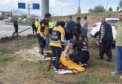 Doğanşehir'de iki otomobil, kavşakta çarpıştı