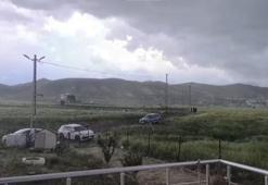 Dolu ve sağanak yağış Gercüş’te etkili oldu